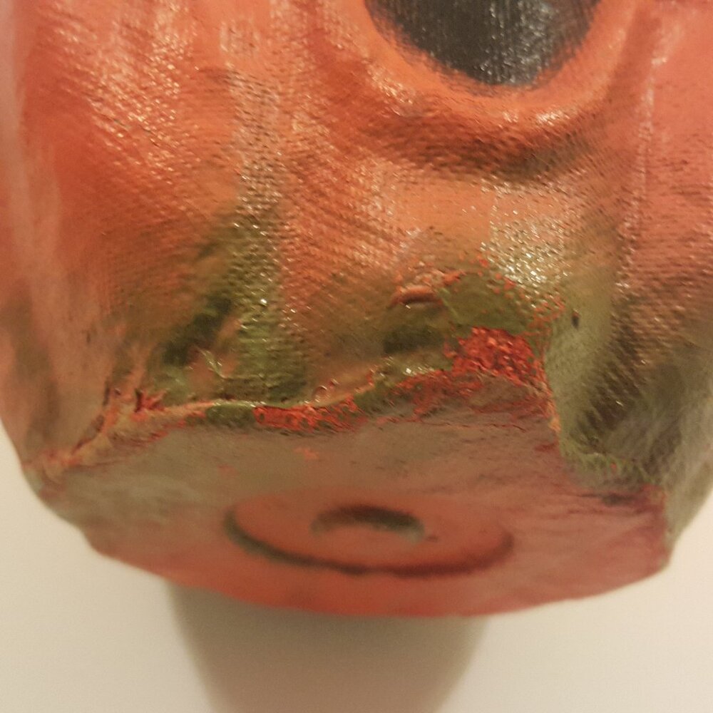 Halloween Vintage Jack O Lantern Paper Mache Pulp Container Small *AS IS* - Picture 15 of 16